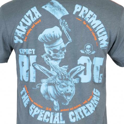 Yakuza Premium Herren T-Shirt 3015 graublau 