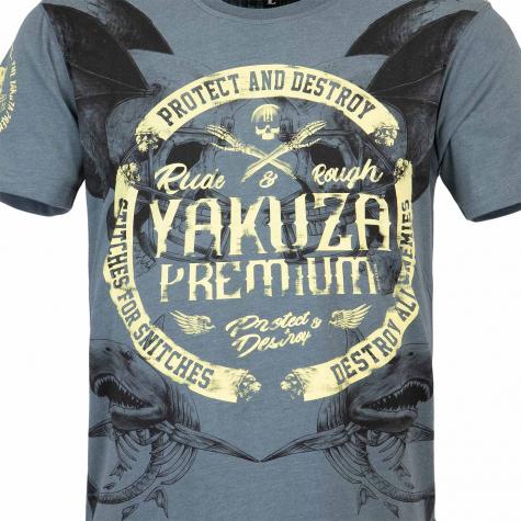 Yakuza Premium T-Shirt 3020 graublau 