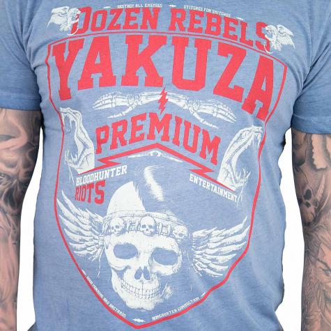 Yakuza Premium T-Shirt Vintage 201 blau 