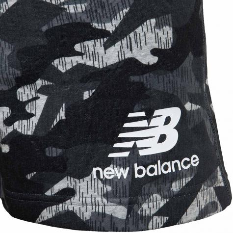 New Balance Sweatpant Printed Ess. Stacked Logo gunmetal 