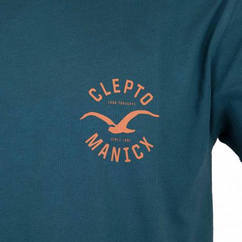 Cleptomanicx T-Shirt Game blau/orange 