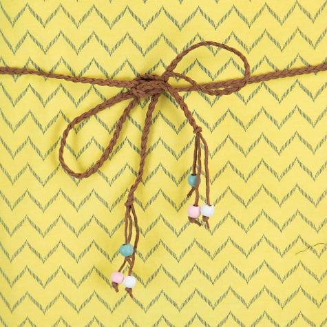 Ragwear Kleid Tag Zig Zag gelb 