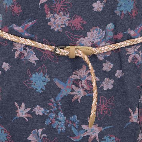 Ragwear Kleid Tanya Flowers E dunkelblau