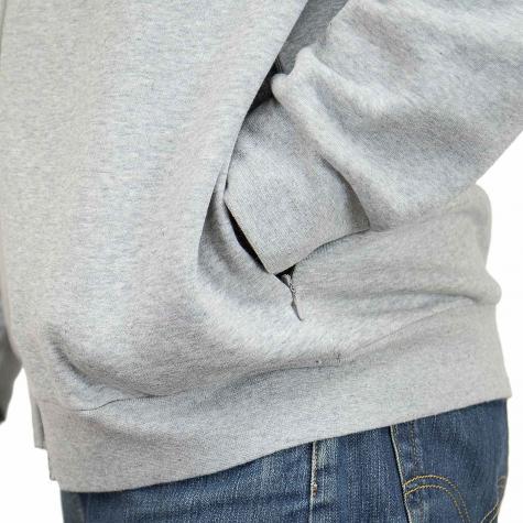 Adidas Originals Zip-Hoody Trefoil Fleece grau 