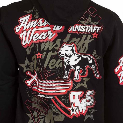 Amstaff Zip-Hoody Verros schwarz 