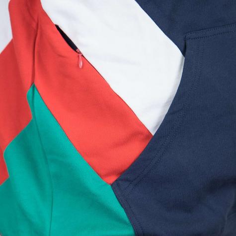 Cleptomanicx Hoody That Is That 2 dunkelblau/weiß