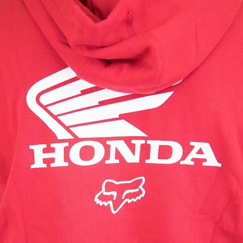 Fox Head Zip-Hoody Honda rot 