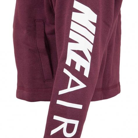 Nike Damen Zip-Hoody Air Fleece maroon/weiß 
