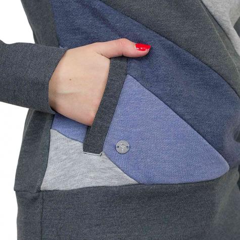 Mazine Damen Hoody Tasty schwarz/dunkelblau/grau 