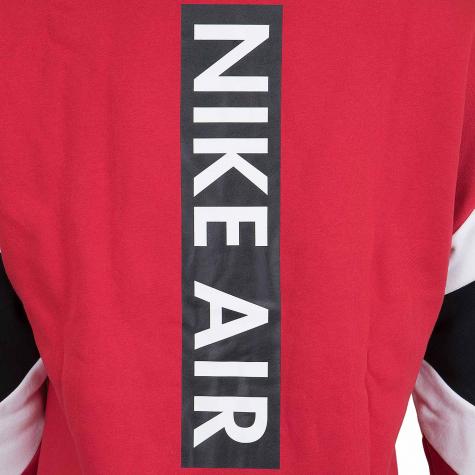 Nike Zip-Hoody Air rot/weiß 
