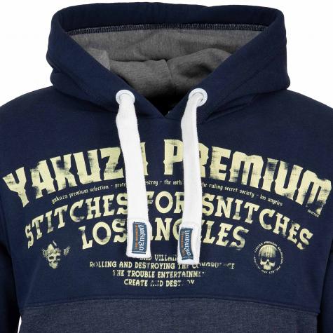 Yakuza Premium Hoody 3074 dunkelblau 