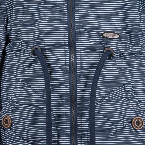 Alife & Kickin Damen-Jacke Charlotte A dunkelblau/grau