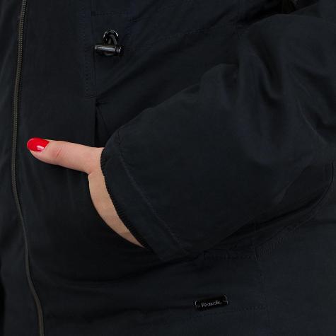 Bench Damen Jacke Asymetric Waisted schwarz 