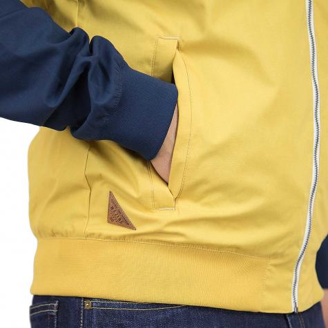 Mazine Übergangsjacke Campus Classic dunkelblau/gelb