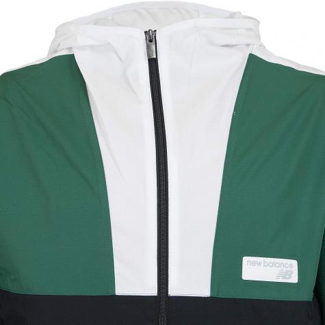 New Balance Jacke Athletics grün/schwarz/weiß 