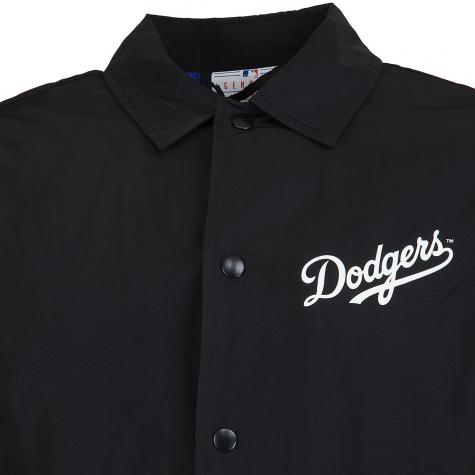 New Era Jacke Team Apparel MLB Coaches L.A.Dodgers schwarz 