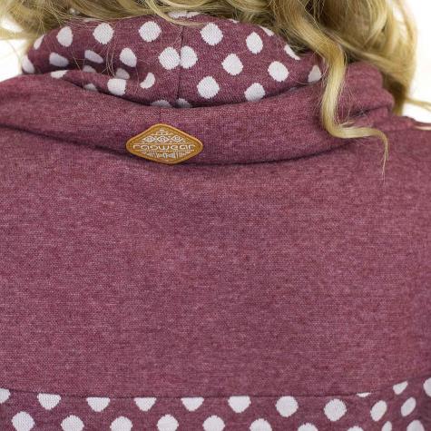 Ragwear Kleid Chloe Longsleeve dark choco