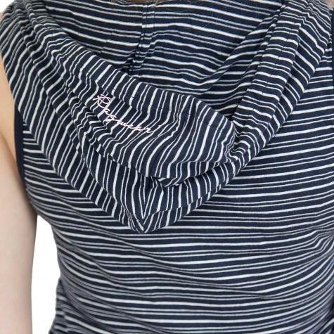Ragwear Kleid Drip dunkelblau/weiß 