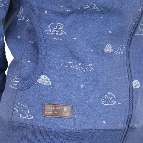 Ragwear Damen Zip-Hoody Angel mid indigo