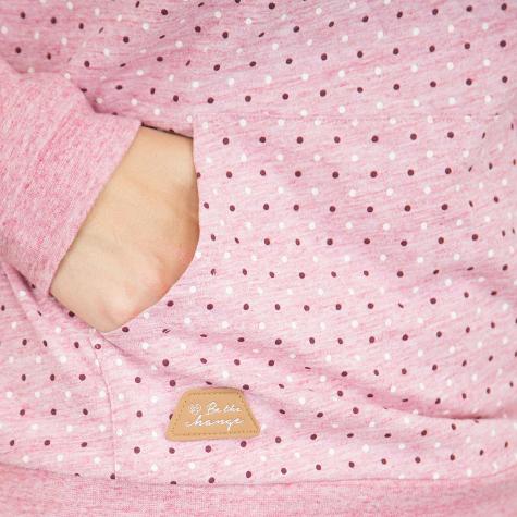 Ragwear Damen Swetashirt Chelsea Dots pink 