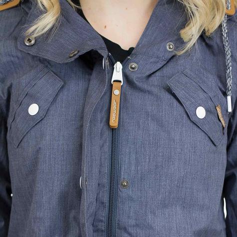 Ragwear Damen-Jacke Clancy dunkelblau