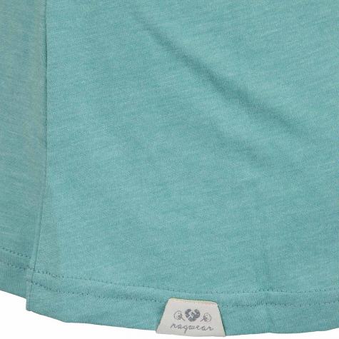 Ragwear Damen T-Shirt Florah Organic aqua blau