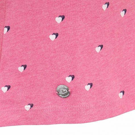 Ragwear Damen T-Shirt Mint Hearts pink 