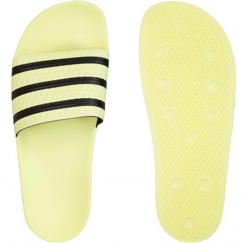 Adidas Originals Damen Badelatschen Adilette gelb/schwarz 