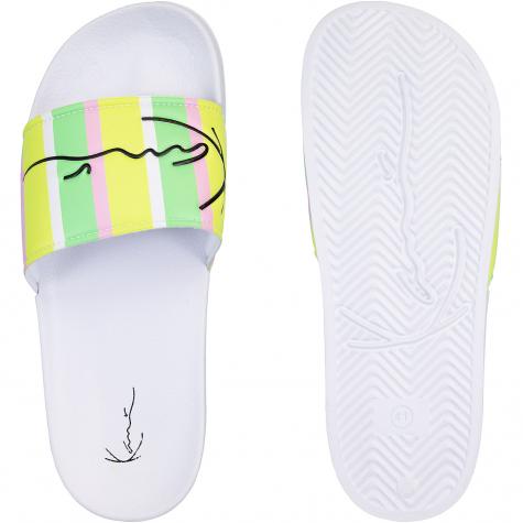 Karl Kani Signature Pool Slides Damen Badelatschen grün/weiß 