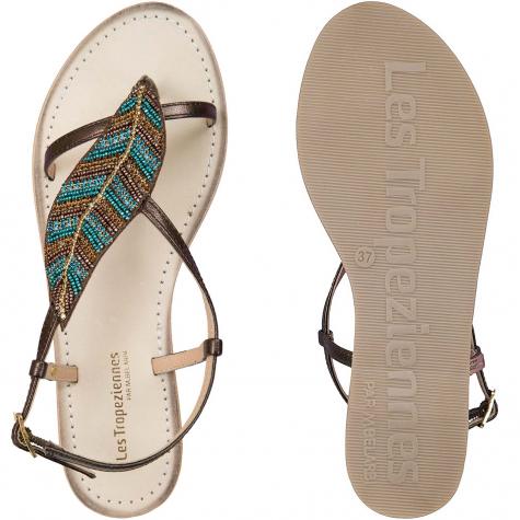 Les Tropeziennes Sandalen Oktavi bronze 