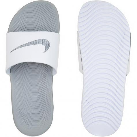 Nike Damen Badelatschen Kawa Slide weiß/silber 
