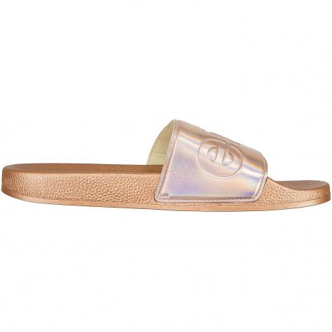 Superga Damen Badelatschen 1908 Pumeto Iridescen rose gold