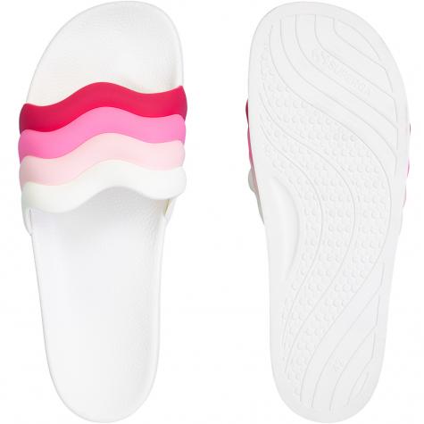 Badelatschen Girls Superga Curly Padded Stripes white/pink