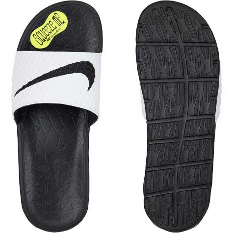 Nike Sandalen Benassi Solarsoft 2 weiß/schwarz 