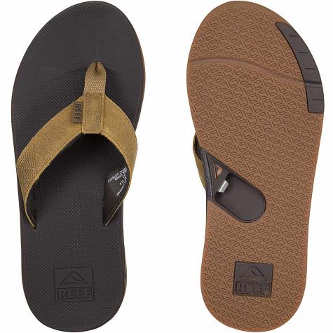 Reef Flip Flop Fanning Low Leather braun