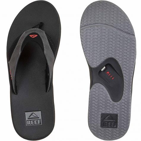 Reef Flip Flop Fanning Print grau/schwarz
