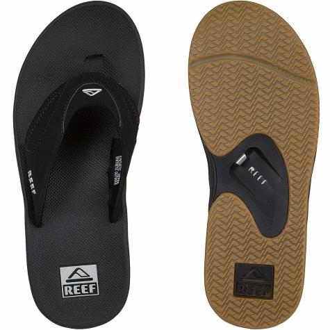 Reef Flip-Flop Fanning schwarz/silver 