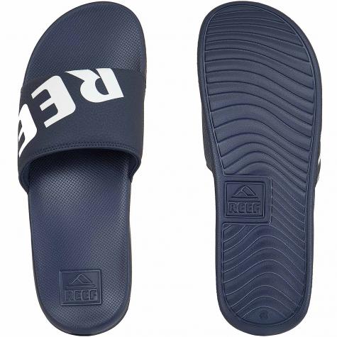 Reef Badelatschen One Slide dunkelblau/weiß