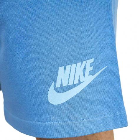Nike Shorts Futura Washed HBR blau/weiß 
