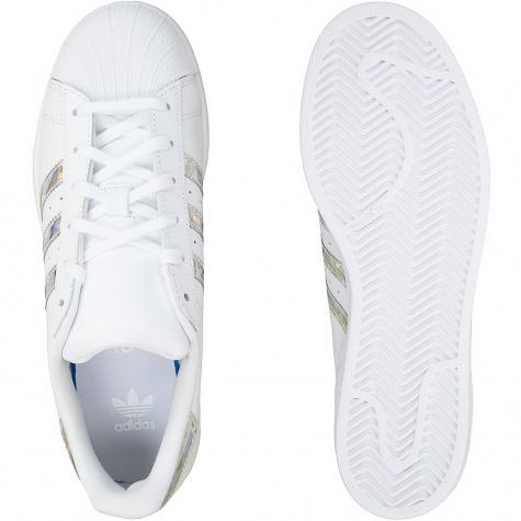 Adidas Originals Damen Sneaker Superstar weiß/silber 