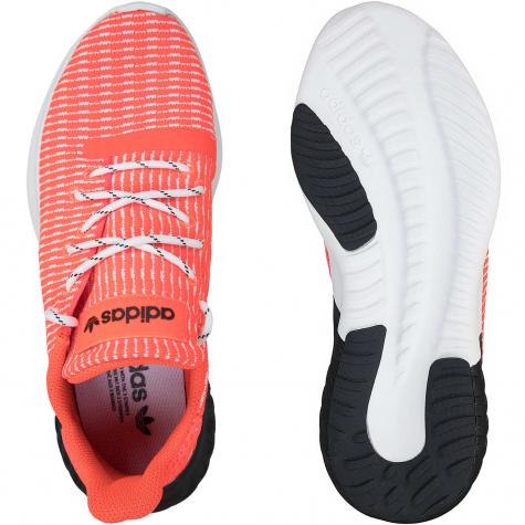 Adidas Originals Damen Sneaker Tubular Dusk rot/weiß/schwarz 