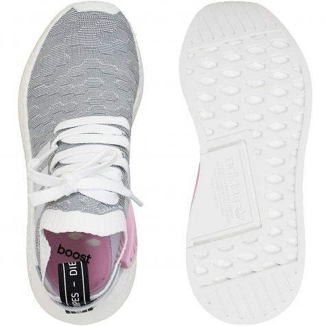 Adidas Originals Damen Sneaker NMD R2 Primeknit weiß/schwarz 