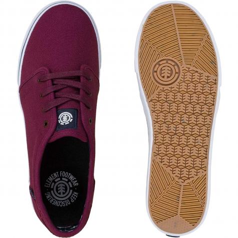 Element Sneaker Darwin weinrot
