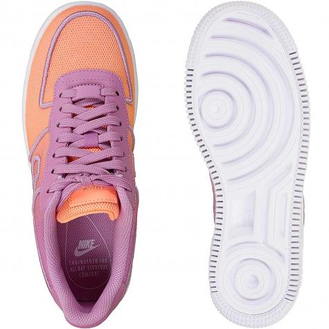 Nike Damen Sneaker Air Force 1 Low Upstep BR orange/lila 