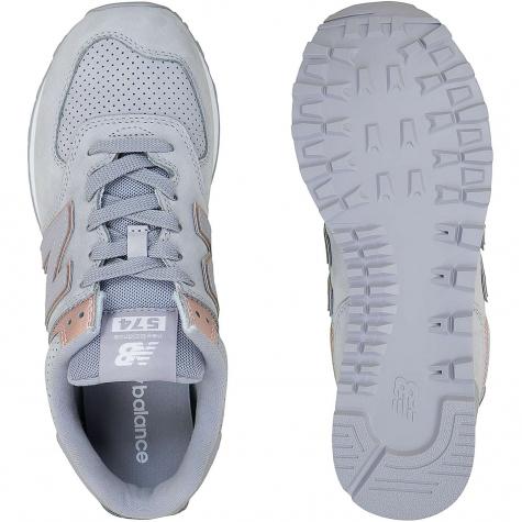New balance Damen Sneaker 574 Leather/Synthetic grau 