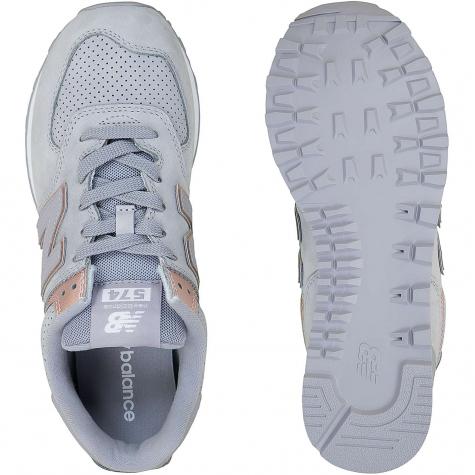 New balance Damen Sneaker 574 Leather/Synthetic grau
