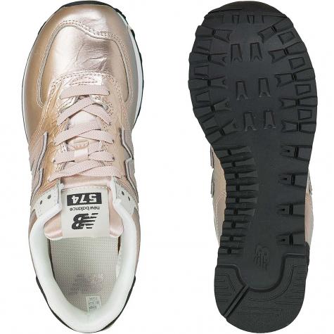 New Balance Damen Sneaker 574 gold 