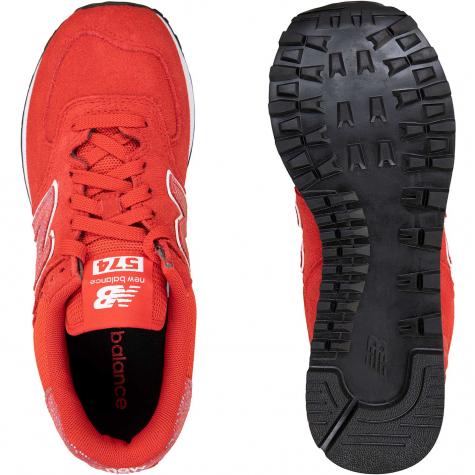 New Balance NB 574 Damen Sneaker rot