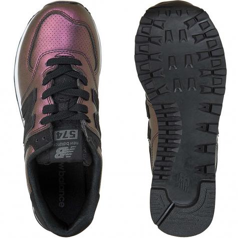 New Balance Damen Sneaker 574 Synthetik/Leder schwarz 