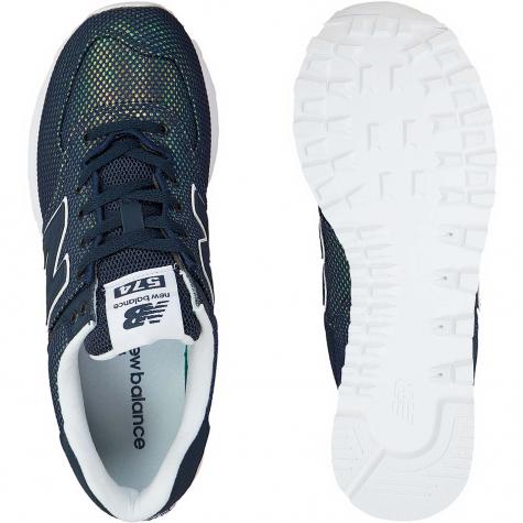 New Balance Damen Sneaker 574 Textil/Synthetik galaxy dunkelblau 